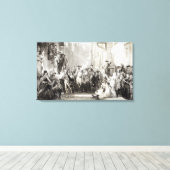 Toile Le Prince Charles Edward et les Highlanders (Insitu (Plancher de Bois))