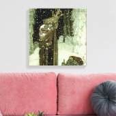 Toile "Le Prince et le Tomten" par John Bauer (Insitu(Salon))