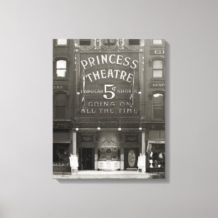 Toile Le Princess Theatre, 1910