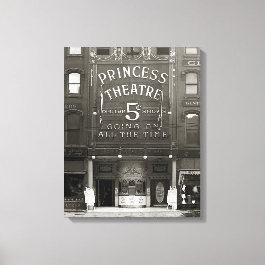 Toile Le Princess Theatre, 1910 (Recto)