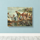 Toile Le projet miraculeux des poissons (dessin pour (Insitu (Plancher de Bois))