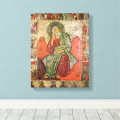 Toile Le Prophète Elijah, École Pskov (panel) (Insitu (Plancher de Bois))