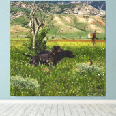 Toile Le Pudelpointer (Insitu (Plancher de Bois))