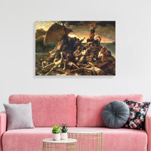 Toile Le radeau de la Méduse Théodore Géricault