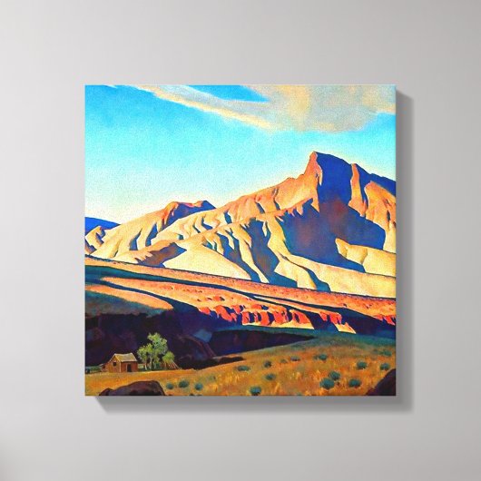 Toile "Le Rat du désert" par Maynard Dixon (Recto)