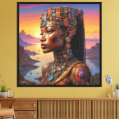 Toile Le regard de Cléopâtre (Insitu(Salon))