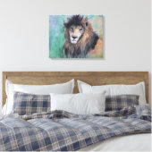 Toile Le regard du lion (Insitu(Chambre))