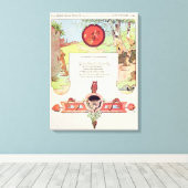 Toile Le renard et le raisin (Insitu (Plancher de Bois))