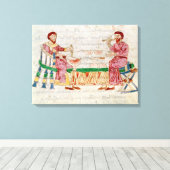 Toile Le repas, de "De Universo" (Insitu (Plancher de Bois))