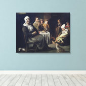 Toile Le Repas Familial (Insitu (Plancher de Bois))