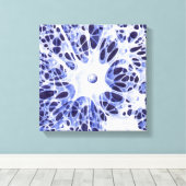 Toile Le réseau neuronal (Insitu (Plancher de Bois))