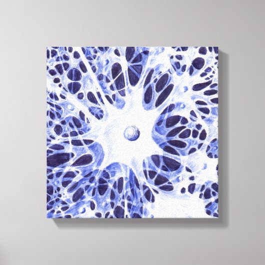 Toile Le réseau neuronal (Recto)