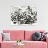 Toile Le Restaurant des pieds mouillés (Insitu(Salon))
