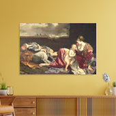 Toile Le reste du vol vers l'Egypte, 1628 (Insitu(Salon))