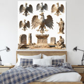 Toile Le Retable de l'Aigle Souverain (Insitu(Chambre))