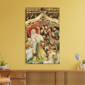 Toile Le retable St. Elizabeth (Insitu(Salon))