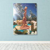 Toile "Le retour" 18" x 24" Imprimer (Insitu (Plancher de Bois))