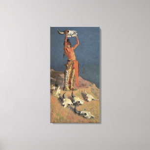 Toile Le retour du bison by Frederic Remington