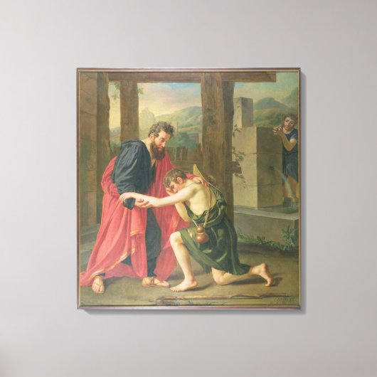 Toile Le retour du fils prodigue, 1823 (huile dans canva (Recto)