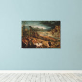 Toile Le retour du troupeau 1565 (Insitu (Plancher de Bois))