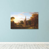Toile Le retour par Thomas Cole (Insitu (Plancher de Bois))