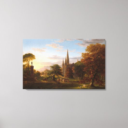 Toile Le retour par Thomas Cole (Recto)