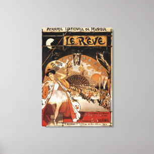 Toile Le Reve Ballet Performance Opéra