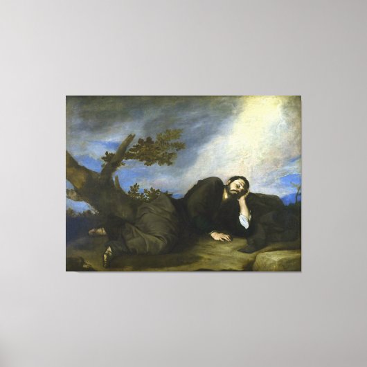 Toile Le rêve de Jacob par José de Ribera (Recto)