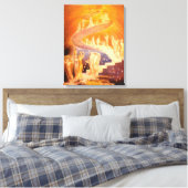 Toile Le rêve de Jacob par William Blake (Insitu(Chambre))