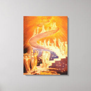 Toile Le rêve de Jacob par William Blake