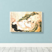 Toile Le rêve de la femme du pêcheur (Insitu (Plancher de Bois))