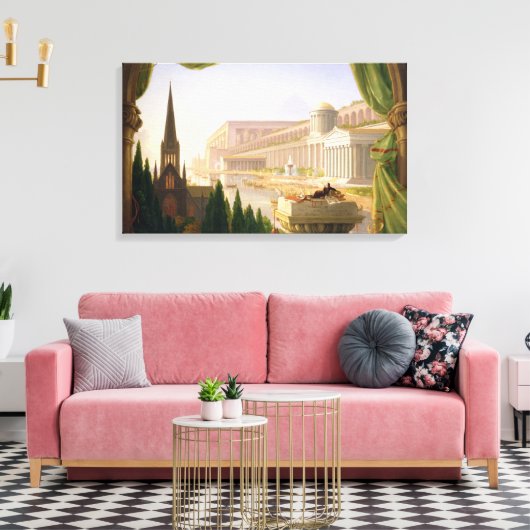 Toile Le rêve de l'architecte (par Thomas Cole) (Insitu(Salon))