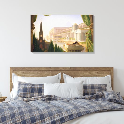 Toile Le rêve de l'architecte (par Thomas Cole) (Insitu(Chambre))
