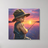 Toile Le rêve de Little Angler (Recto)