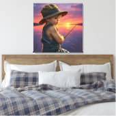 Toile Le rêve de Little Angler (Insitu(Chambre))