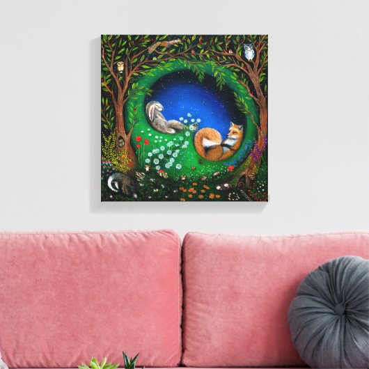 Toile Le rêve d'une nuit d'été (Insitu(Salon))