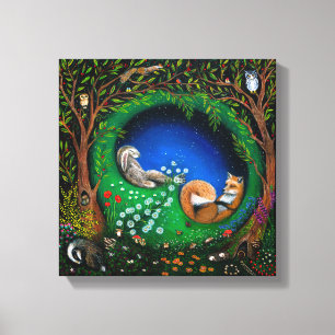 Toile Le rêve d'une nuit d'été