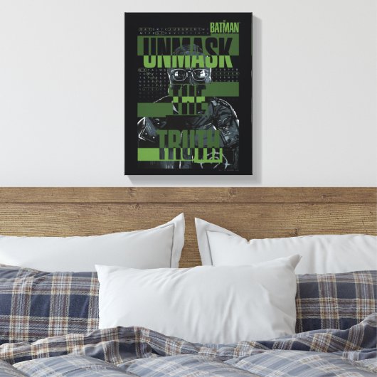 Toile Le Riddler - Démasquer La Vérité (Insitu(Chambre))