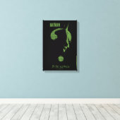 Toile Le Riddler "To the Batman" Question Mark (Insitu (Plancher de Bois))