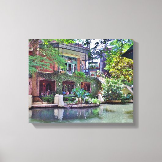 Toile Le Riverwalk de San Antonio (Recto)