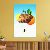 Toile Le rocher de notre existence (Insitu(Salon))