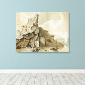 Toile Le Rocher de Quang-Yin (Insitu (Plancher de Bois))