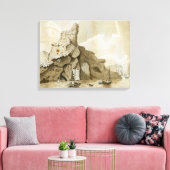 Toile Le Rocher de Quang-Yin (Insitu(Salon))