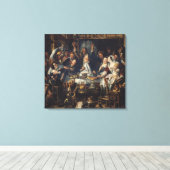 Toile Le roi boit (Insitu (Plancher de Bois))