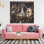 Toile Le roi boit (Insitu(Salon))