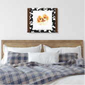 Toile Le Roi Cavalier Charles Spaniel Canvas Wall Art (Insitu(Chambre))