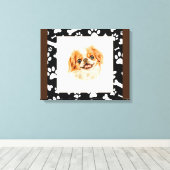Toile Le Roi Cavalier Charles Spaniel Canvas Wall Art (Insitu (Plancher de Bois))