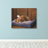 Toile Le roi Charles Spaniel (Insitu (Plancher de Bois))