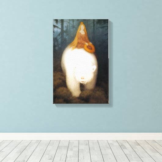 Toile Le roi de l'ours blanc Valemon (Insitu (Plancher de Bois))