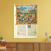 Toile Le roi Edward III mène la guerre à la bataille de (Insitu(Salon))